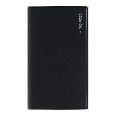 2026年3月始まり手帳 週間レフト B7 ニューダイアリーミニ2（831）黒