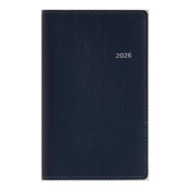 2026年3月始まり手帳 週間ブロック B7 ティーズビュー4（851）ネイビー