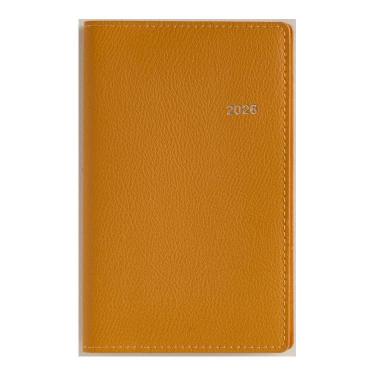 2026年3月始まり手帳 週間ブロック B7 ティーズビュー日曜始まり4（853）オレンジ