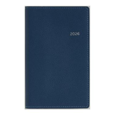 2026年3月始まり手帳 週間ブロック B7 ティーズビュー日曜始まり3（858）ネイビー