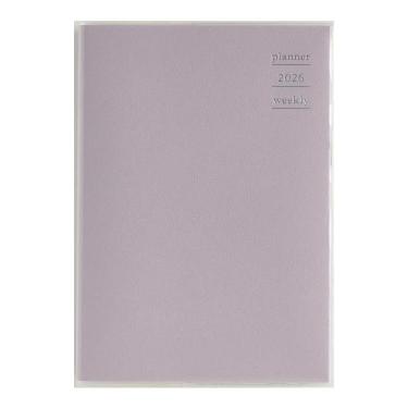 2026年4月始まり手帳 週間バーチカル B6 プラーノ4（864）ラベンダーフロスト