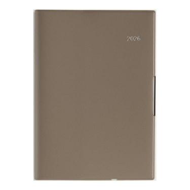 2026年3月始まり手帳 週間ブロック B6 フェルテ6（881）グレージュ