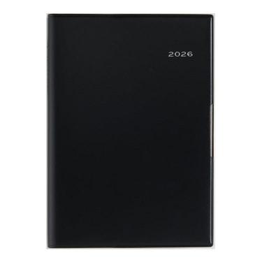 2026年3月始まり手帳 週間レフト B6 フェルテ1（882）黒