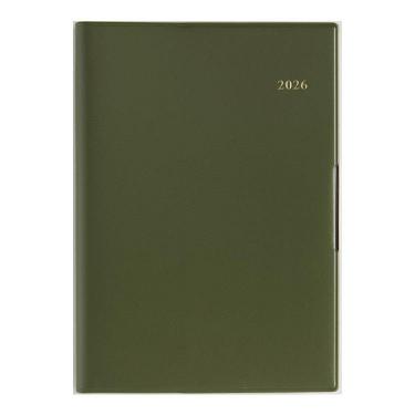 2026年3月始まり手帳 週間ブロック B6 フェルテ5（886）モスグリーン