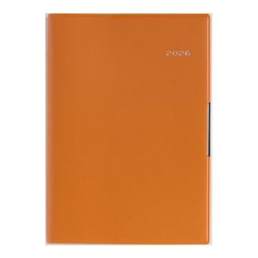 2026年3月始まり手帳 週間レフト B6 フェルテ2（887）オレンジ
