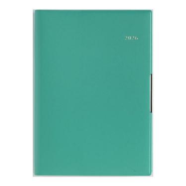 2026年3月始まり手帳 週間ブロック B6 フェルテ4（888）ターコイズ