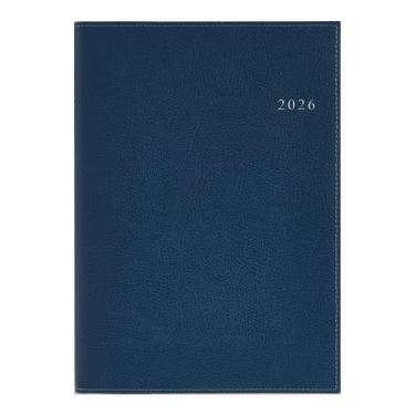 2026年3月始まり手帳 週間レフト A5 デスクダイアリー（915）紺