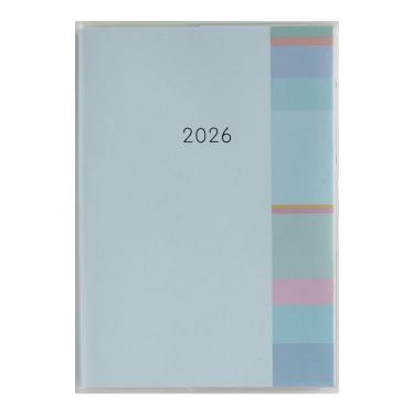 2026年3月始まり手帳 月間 B6 ミアクレール2（922）ブルー