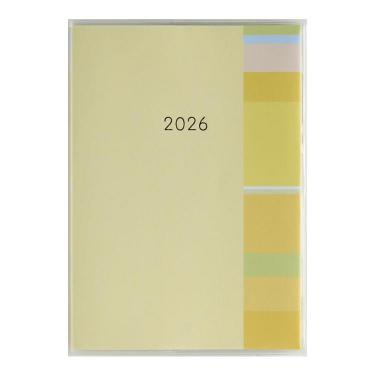 2026年3月始まり手帳 月間 B6 ミアクレール3（923）イエロー