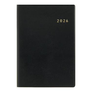 2026年3月始まり手帳 週間レフト A5 ニューダイアリー（926）黒