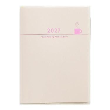 2027年1月始まり 週間バーチカル A6 Petit Kakeibo （34） ピンク