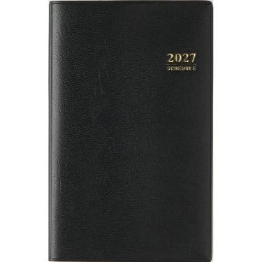 2027年1月始まり 週間レフト B7 ビジネス手帳2 黒