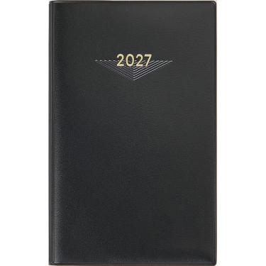 2026年12月始まり 週間ブロック B7 ビジネス手帳5 黒