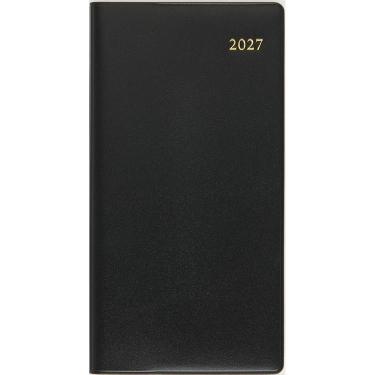 2026年12月始まり手帳 月間ブロック B7 ニューダイアリ8 黒