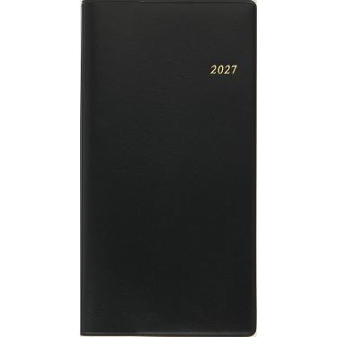 2026年12月始まり手帳 週間レフト B7 ニューダイアリ4 黒