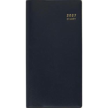 2026年12月始まり手帳 週間レフト B7 ニューダイアリ5 ネイビー