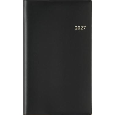 2026年12月始まり手帳 週間バーティカル B7 アルファ11 黒
