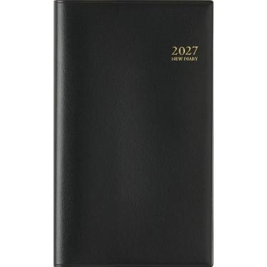 2026年12月始まり手帳 週間ブロック B7 アルファ5 黒