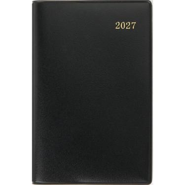 2026年12月始まり 週間ブロック B7 ビジネス手帳小3 黒