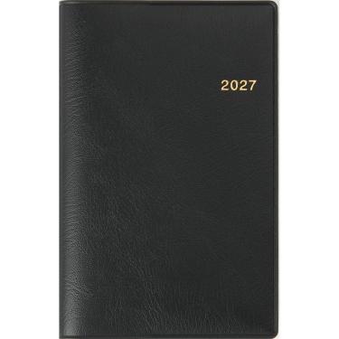 2026年12月始まり 週間ブロック B7 ビジネス手帳小6 黒