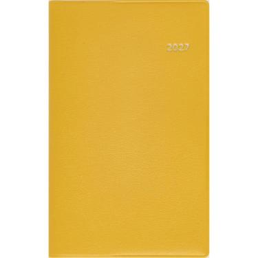 2027年1月始まり手帳 週間レフト B7 ティーズミニ1 イエロー