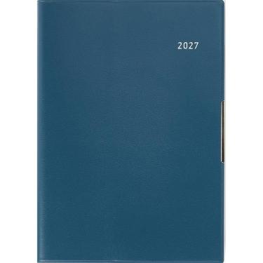 2026年12月始まり手帳 週間バーチカル B6 フェルテ6 ディープブルー