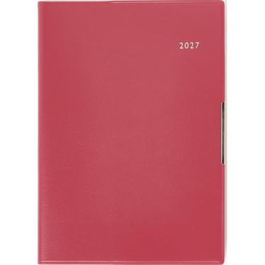 2026年12月始まり手帳 週間バーチカル B6 フェルテ12 モーヴピンク