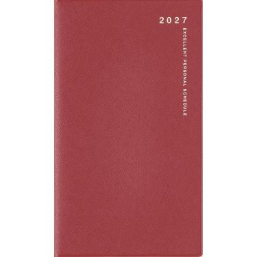 2026年11月始まり手帳 月間 手帳判 リベルデュオ3 クラッシーレッド
