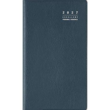 2026年11月始まり手帳 月間 手帳判 リベルインデックス6 月曜始まり ブルー オン ノアール