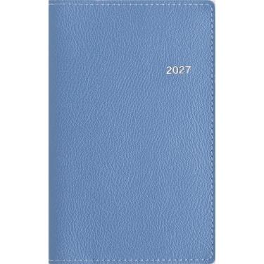 2026年12月始まり手帳 週間レフト 手帳判 Tbeau日曜始まり3 リネンブルー