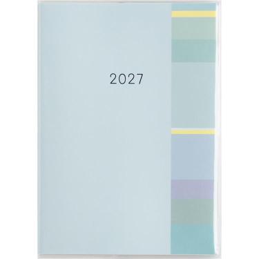 2026年12月始まり手帳 月間 B6 ミアクレール2 ブルー