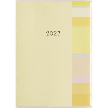 2026年12月始まり手帳 月間 B6 ミアクレール3 イエロー