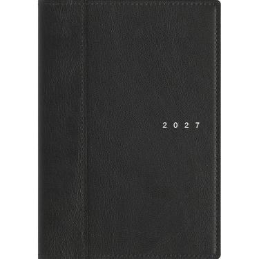 2027年1月始まり手帳 週間レフト B6 シャルム1 ネオブラック