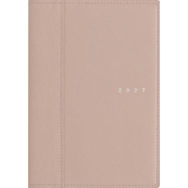 2027年1月始まり手帳 週間ブロック B6 シャルム6 ライトローズウッド