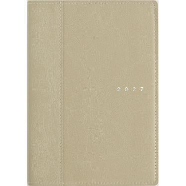 2027年1月始まり手帳 週間レフト B6 シャルム7 ヘンプベージュ