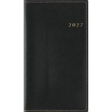 2026年12月始まり 週間レフト 手帳判 ニューダイアリーカジュアル1 ブラック