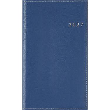 2026年12月始まり 週間バーチカル 手帳判 ニューダイアリーカジュアル3 ネイビー