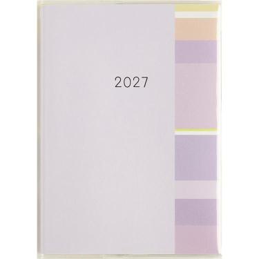 2026年12月始まり手帳 月間 A6 ミアクレールコケット5 パープル