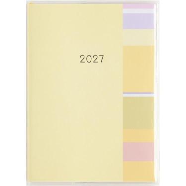 2026年12月始まり手帳 月間 A6 ミアクレールコケット1 イエロー