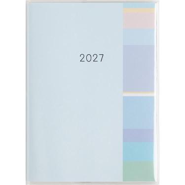 2026年12月始まり手帳 月間 A6 ミアクレールコケット2 ブルー