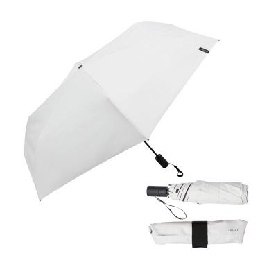 折りたたみ傘 晴雨兼用 自動開閉 COKAGE+ 55cm パールホワイト