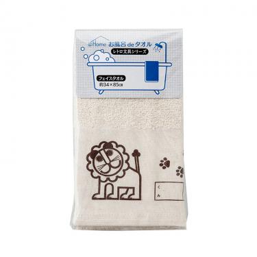 レトロ文具タオル 34×85cm おどうぐばこ