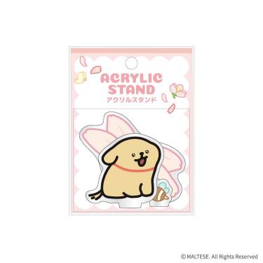 アクリルスタンド レトリバー お花