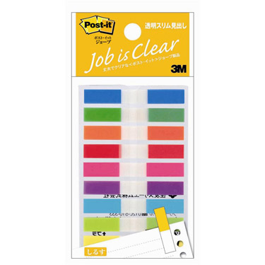 スリーエムジャパン ポストイット 透明スリム見出し