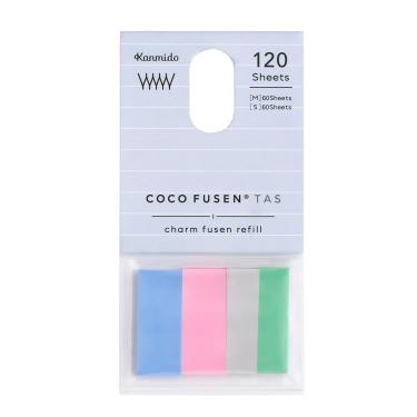 ココフセン タス チャームふせんリフィル ブルーストライプ