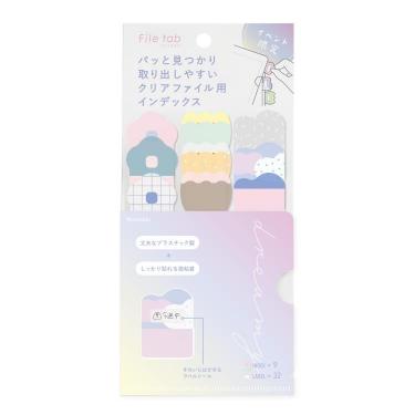 ファイルタブ フラワーウェイブ・ナイトブルーム