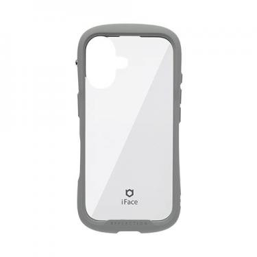 iPhone16専用 iFace BeBling クリアケース シルバー(シルバー