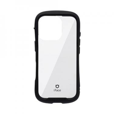 iPhone16Pro用 iFace Reflection 強化ガラスクリアケース ブラック