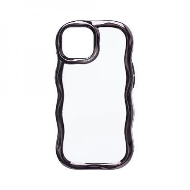iPhone15/14/13専用 iFace BeBling クリアケース ブラック