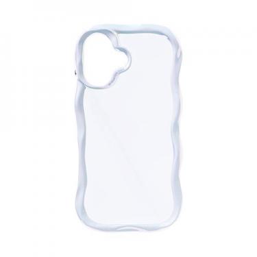 iPhone16専用 iFace BeBling クリアケース ホワイトオーロラ